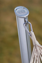 Load image into Gallery viewer, GARD&amp;ROCK - Hammock Post (428-014) close up shot of carabiner
